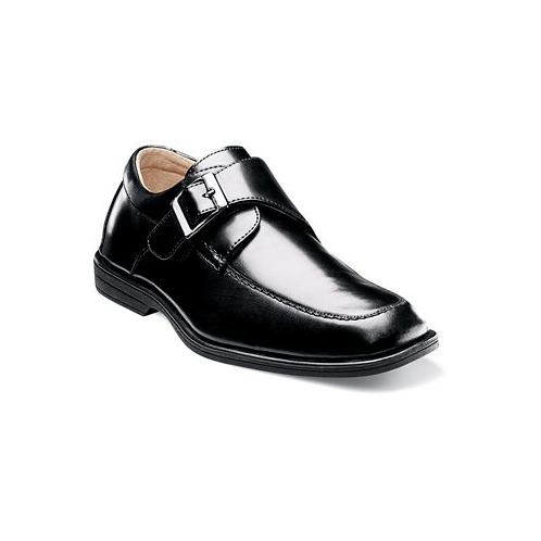 Florsheim Little Boys Reveal Jr. Moc Toe Monk Strap Oxford Shoes