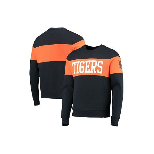 47 Brand Mens 47 Navy Detroit Tigers Interstate Pullover Sweatshirt
