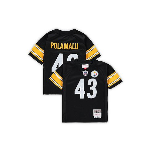 Mitchell & Ness Infant Boys and Girls Troy Polamalu Black Pittsburgh Steelers 2005 Retired Legacy Jersey