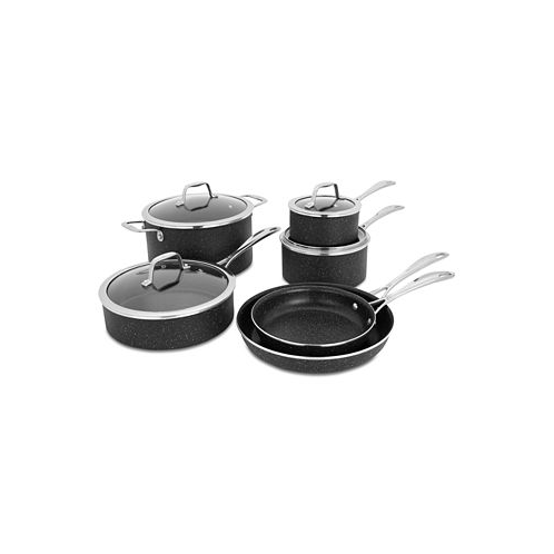 J.A. Henckels Capri Notte 10-Pc. Aluminum Nonstick Cookware Set