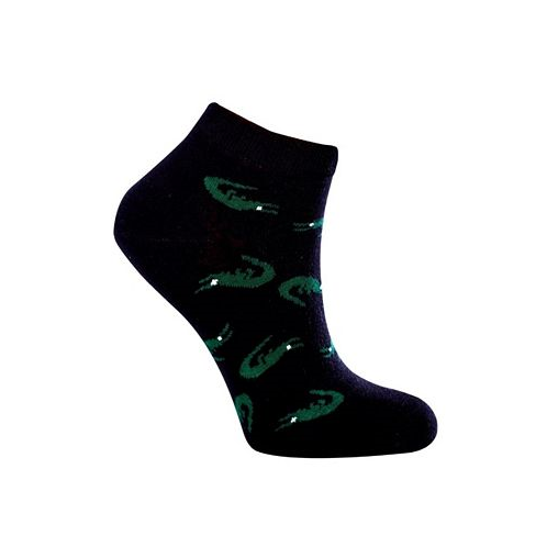 Love Sock Company Womens Alligator W-Cotton Novelty Ankle Socks with Seamless Toe Pack of 1