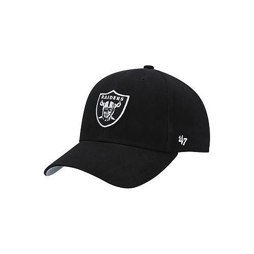 47 Brand Preschool Boys Black Las Vegas Raiders Logo MVP Adjustable Hat