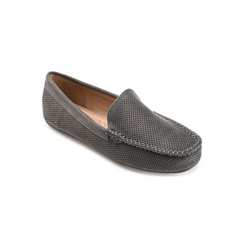 Journee Collection Womens Halsey Perforated Loafers