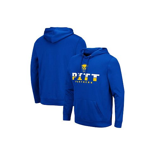 Colosseum Mens Royal Pitt Panthers Lantern Pullover Hoodie