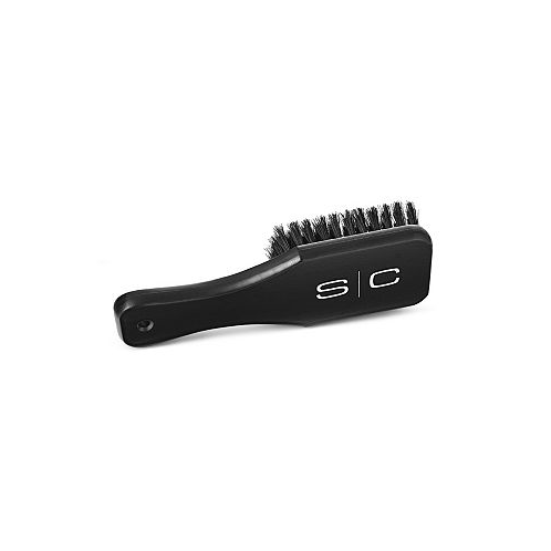 StyleCraft Professional Square Barber Paddle Brush 100% Natural Boar Bristles and Wood Handle
