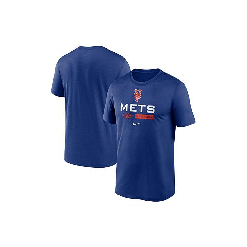 Nike Mens Royal New York Mets 2022 Postseason Authentic Collection Dugout T-shirt
