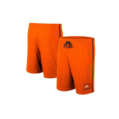 Colosseum Mens Orange Oklahoma State Cowboys Thunder Slub Shorts