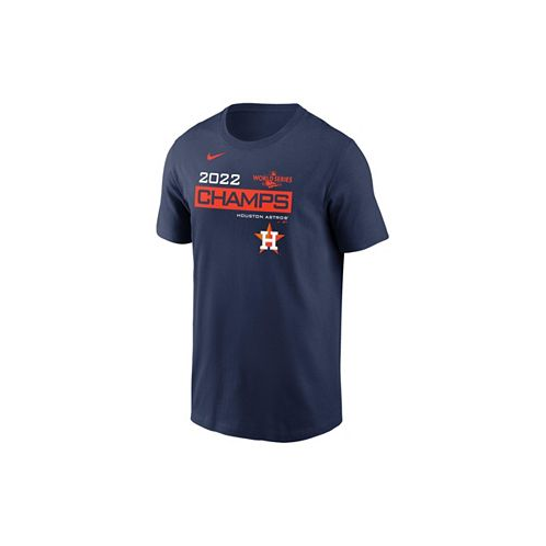 Nike Mens Navy Houston Astros 2022 World Series Champions Celebration Short Sleeve T-shirt