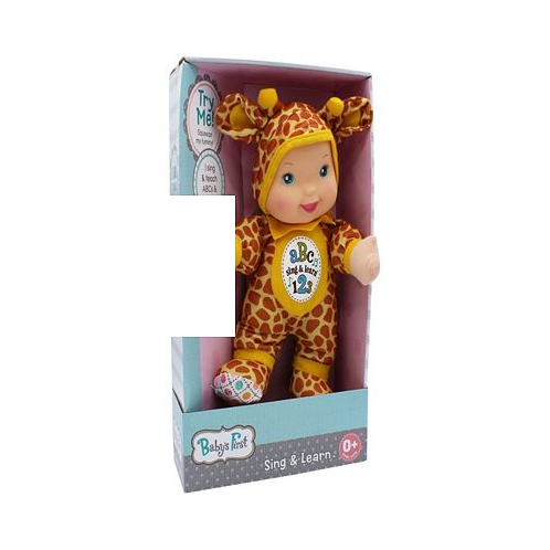 Babys First by Nemcor Sing Learn Giraffe Toy Doll