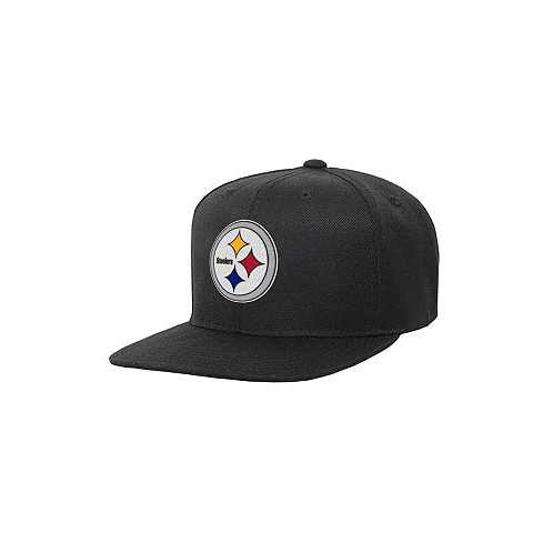 Mitchell & Ness Big Boys Black Pittsburgh Steelers Gridiron Classics Ground Snapback Hat