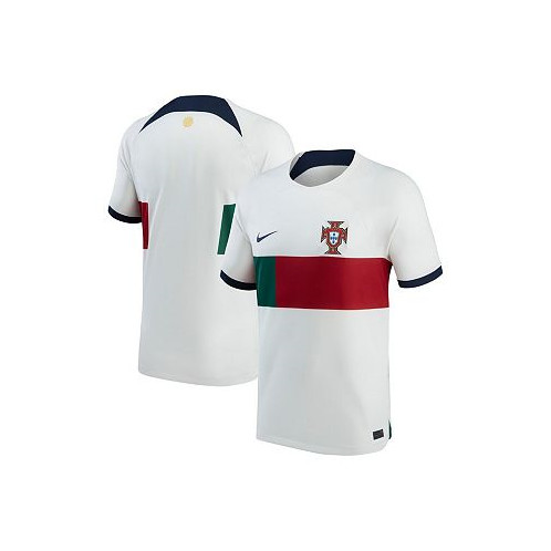 Nike Mens White Portugal National Team 2022/23 Away Breathe Stadium Replica Blank Jersey