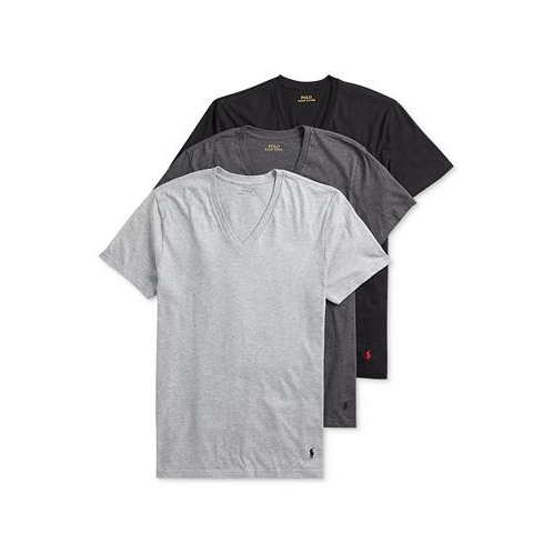 Polo Ralph Lauren Mens V-Neck Classic Undershirt 3-Pack