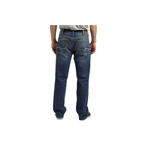 Silver Jeans Co. Mens Gordie Relaxed Fit Straight Leg Jeans