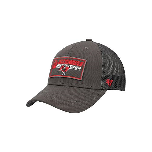 47 Brand Big Boys Pewter Tampa Bay Buccaneers Levee MVP Trucker Adjustable Hat