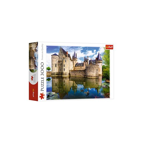 Trefl Red 3000 Piece Puzzle- Castle in Sully-Sur-Loire France
