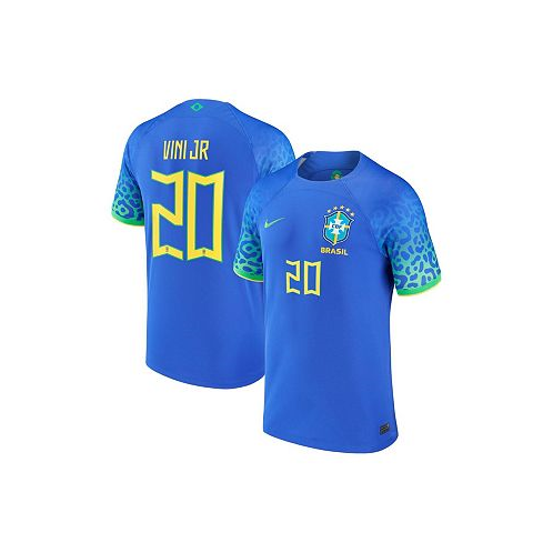 Nike Mens Vinicius Junior Blue Brazil National Team 2022/23 Replica Away Jersey