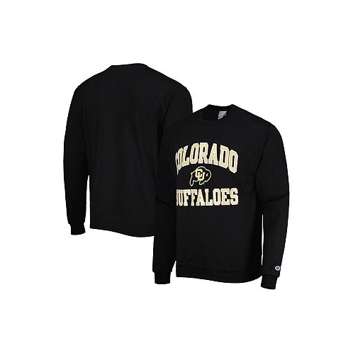 Champion Mens Black Colorado Buffaloes High Motor Pullover Sweatshirt