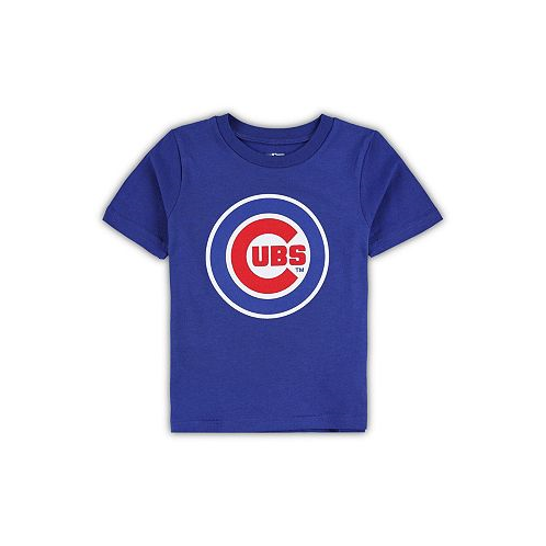 Outerstuff Toddler Boys and Girls Royal Chicago Cubs Team Crew Primary Logo T-shirt