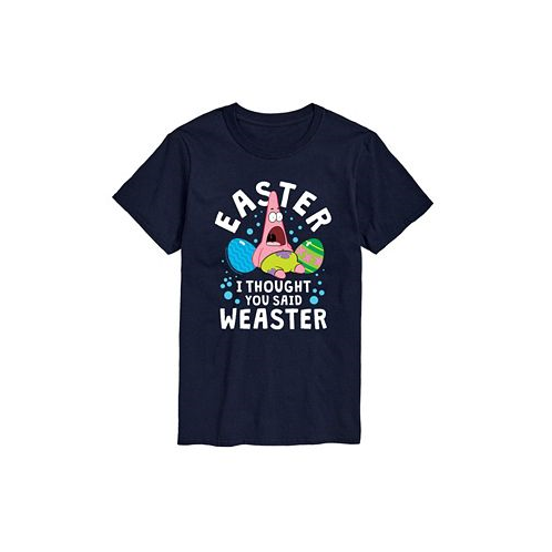 AIRWAVES Mens Spongebob Easter Weaster T-shirt