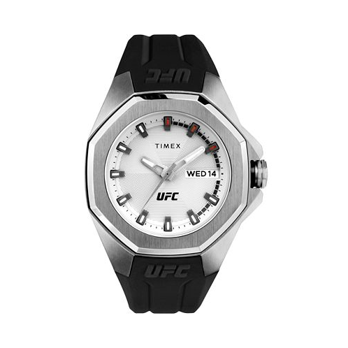 Timex UFC Mens Quartz Pro Silicone Black Watch 44mm