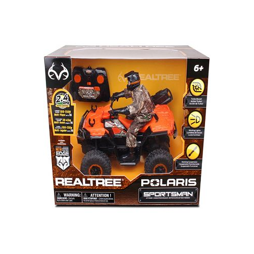Nkok 1:8 Scale Radio Control Polaris Sportsman Xp 81433 With Turbo Boost Rider 2.4 Ghz Rc Realtree Edge Camouflage Officially Licensed