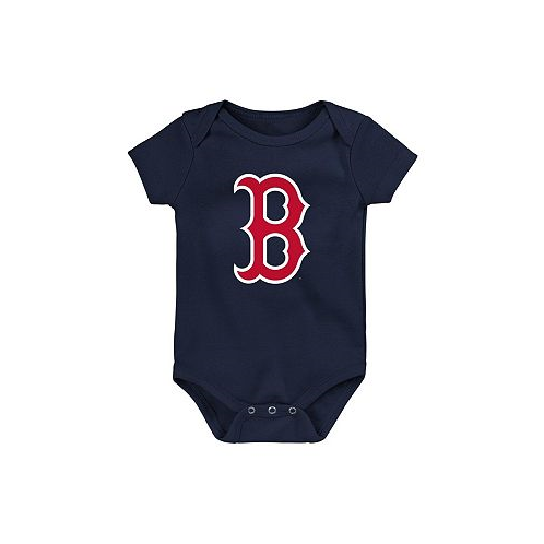 Outerstuff Newborn and Infant Boys and Girls Navy Boston Red Sox Primary Team Logo Bodysuit