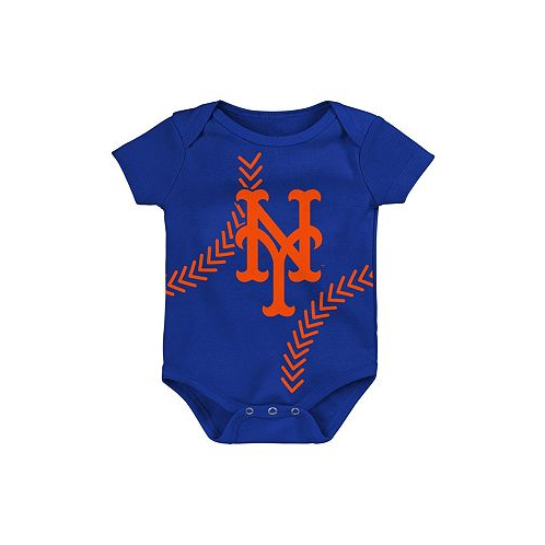 Outerstuff Newborn and Infant Boys and Girls Royal New York Mets Running Home Bodysuit