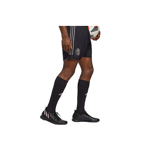 Adidas Mens Black Nashville SC 2023 Away AEROREADY Authentic Shorts