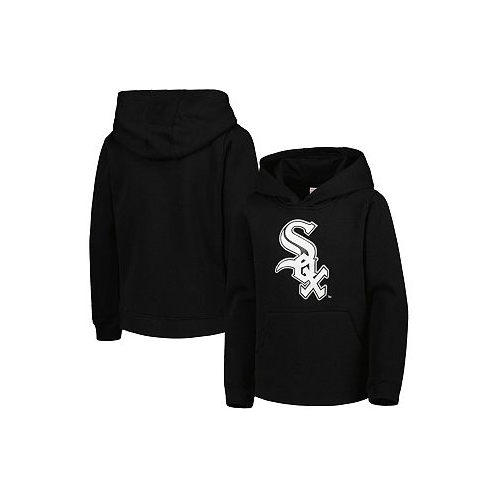 Outerstuff Big Boys and Girls Black Chicago White Sox Team Primary Logo Pullover Hoodie