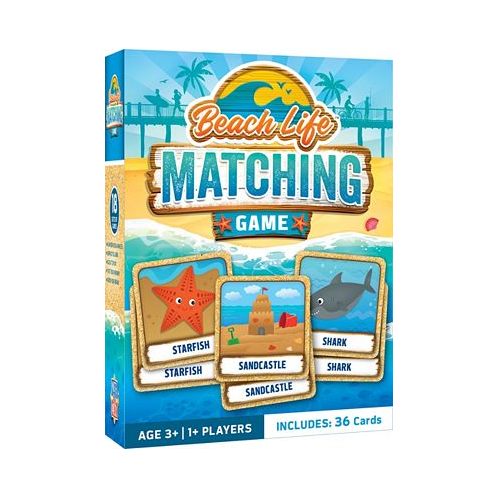 Masterpieces Officially Licensed Beach Life Matching Game for Kids