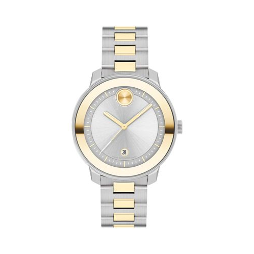 Movado Womens Bold Verso Swiss Quartz Two-Tone Stainless Steel Watch 38mm
