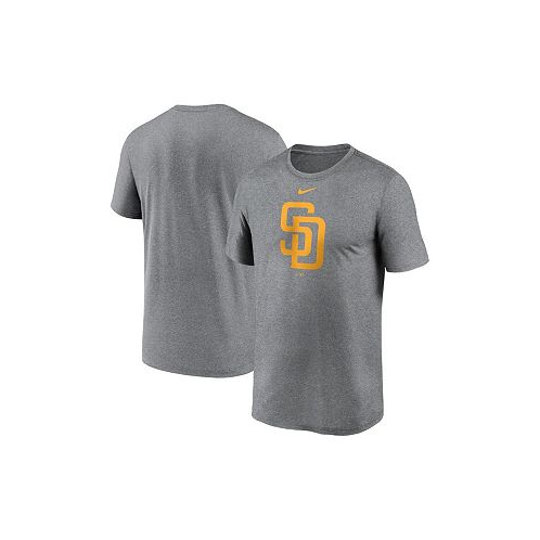 Nike Mens Heather Charcoal San Diego Padres New Legend Logo T-shirt