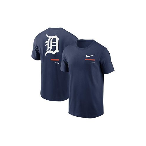 Nike Mens Navy Detroit Tigers Over the Shoulder T-shirt