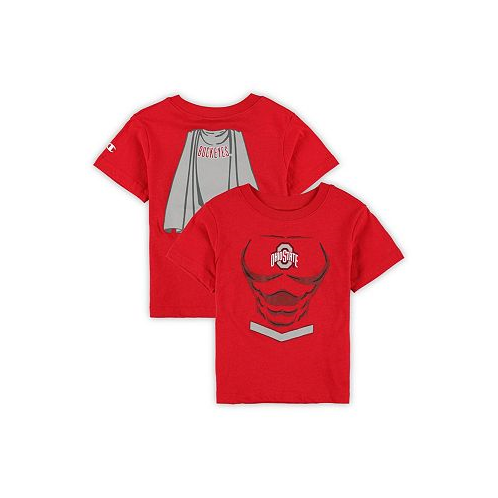 Champion Toddler Boys and Girls Scarlet Ohio State Buckeyes Super Hero T-shirt