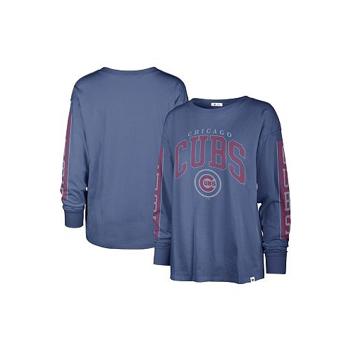47 Brand Womens Royal Chicago Cubs Statement Long Sleeve T-shirt