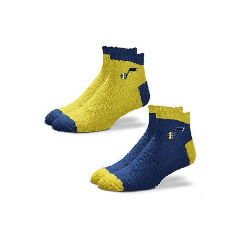 For Bare Feet Womens Utah Jazz 2-Pack Team Sleep Soft Socks
