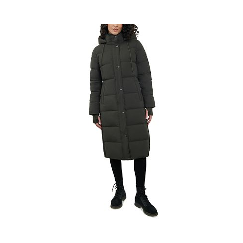Michael Kors Womens Hooded Puffer Coat