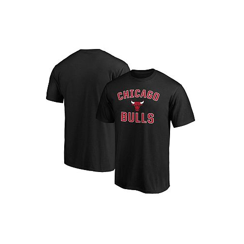 Fanatics Mens Black Chicago Bulls Victory Arch T-shirt