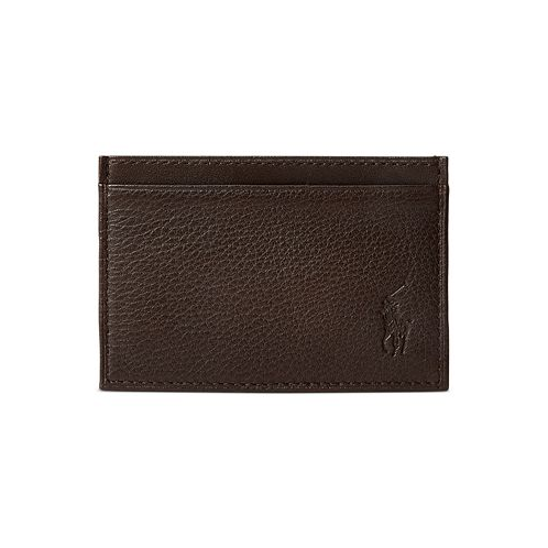 Polo Ralph Lauren Mens Pebbled Leather Card Case