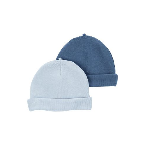 Carters Baby Boys Rolled Cuff Hats Pack of 2