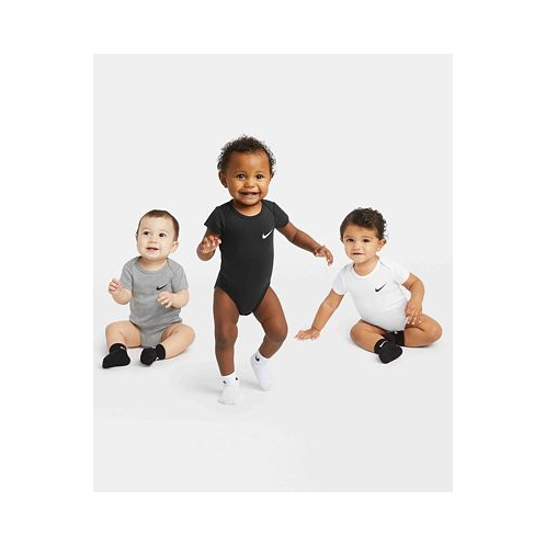 Nike Baby Boys or Baby Girls Mini Me Essential Bodysuits Pack of 3
