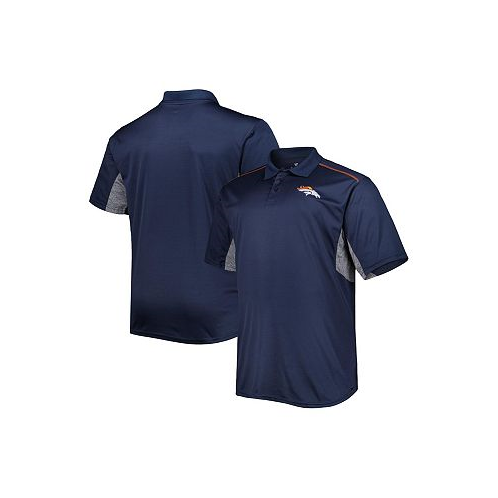 Fanatics Mens Navy Denver Broncos Big and Tall Team Color Polo Shirt