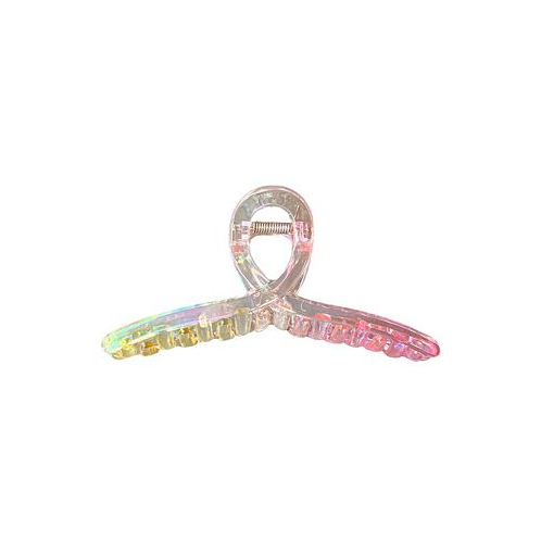 Headbands of Hope Looped Claw Clip - Pink + Yellow