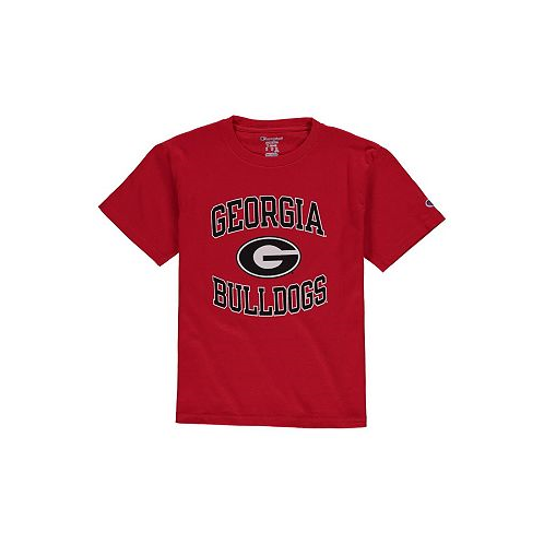 Champion Big Boys Red Georgia Bulldogs Circling Team Jersey T-shirt
