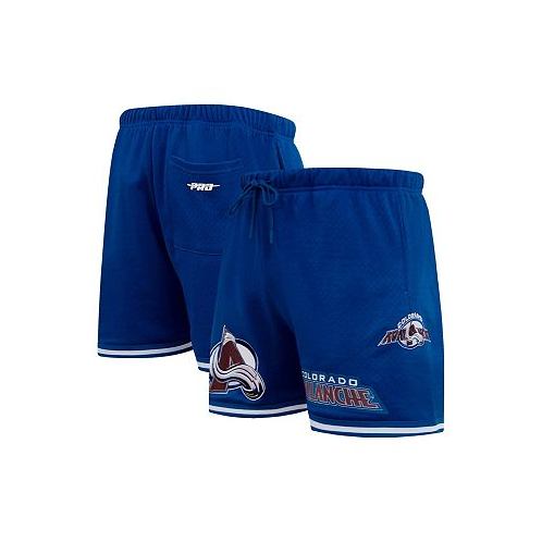 Pro Standard Mens Blue Colorado Avalanche Classic Mesh Shorts