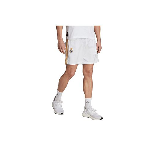 Adidas Mens White Real Madrid DNA Shorts
