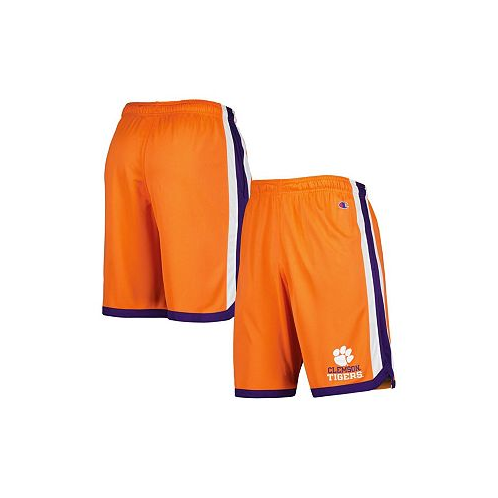 Champion Mens Orange Clemson Tigers Basketball Shorts