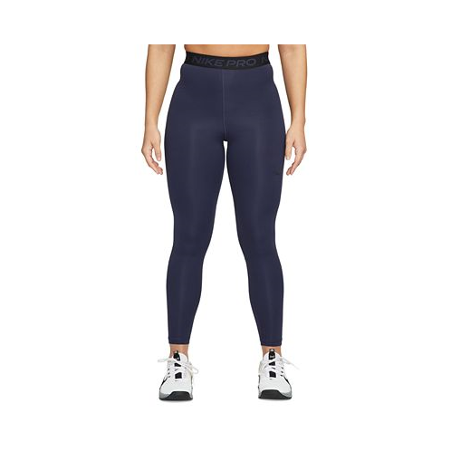 Nike Pro 365 Womens High-Waisted 7/8 Mesh Panel Leggings