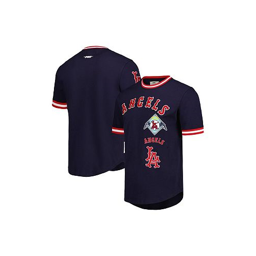 Pro Standard Mens Navy Los Angeles Angels Cooperstown Collection Retro Classic T-shirt