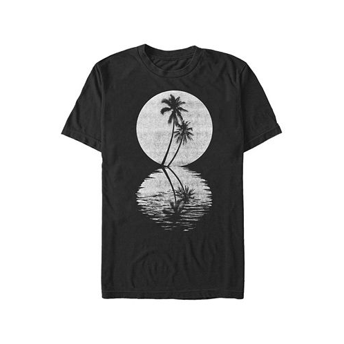 Fifth Sun Mens Generic Additude Palm Moon Short Sleeves T-shirt